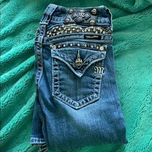 miss me boot cut jeans size 25
